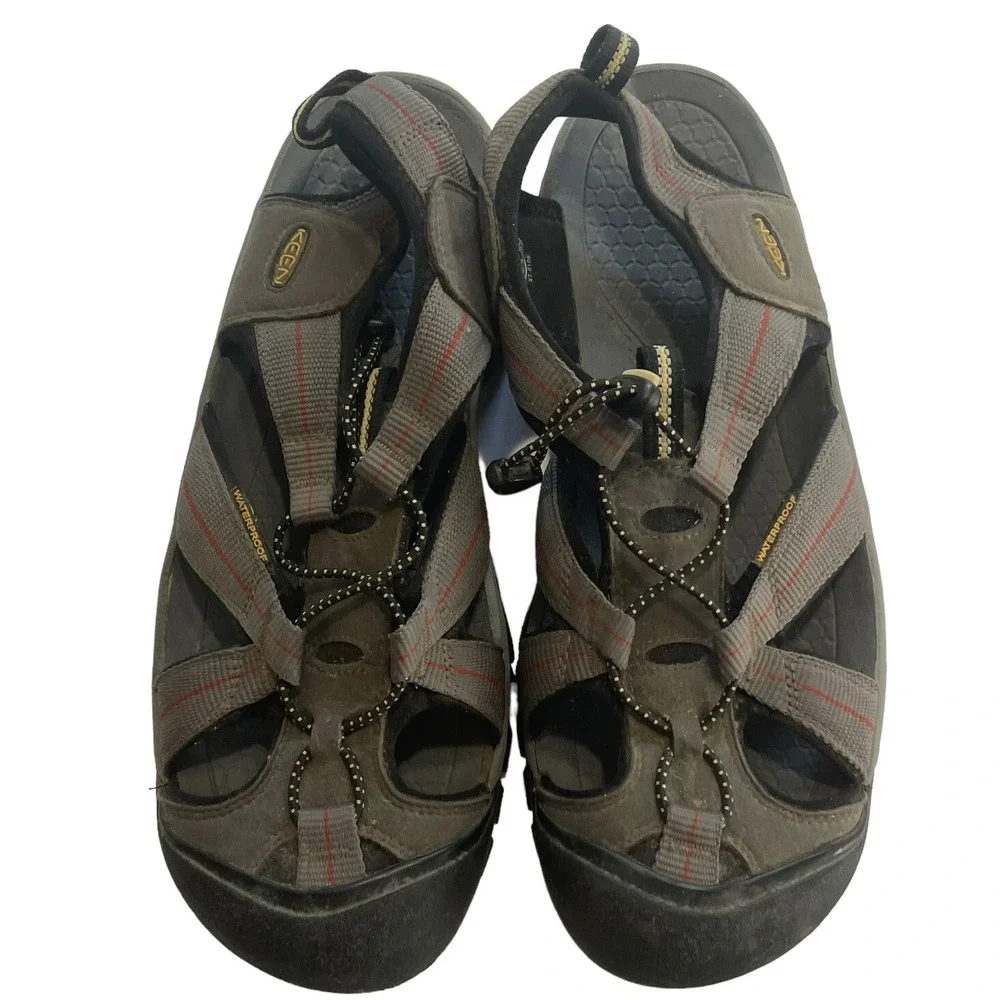 Keen XT Sports Sandals Mens Size 11.5 Waterproof Gray Hiking Trail Shoes Outdoor